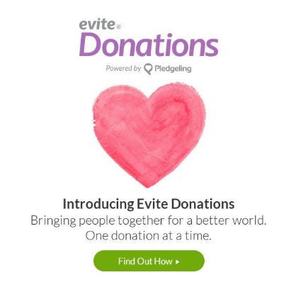 Evite Donations